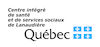 Logo : Centre intégré de santé et de services sociaux de Lanaudière et drapeau du Québec. 